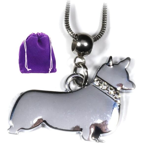 Corgi Gifts for Corgi Lovers - A Dog Charm Necklace - Picture 1 of 8